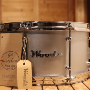 WOODS CUSTOM DRUMS Tarola 13" x 7" Maple-Poplar-Maple Orsche Grey